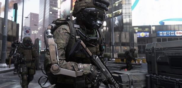 "Advanced Warfare" trouxe novas mecânicas de movimento e exoesqueleto - Divulgação