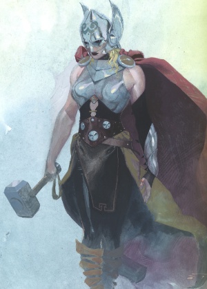 Nova versão do deus Thor, que será encarnada por uma mulher nos quadrinhos da Marvel - Divulgação/Marvel