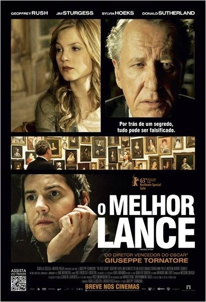 Cartaz do filme "O Melhor Lance", de Giuseppe Tornatore - Divulgação