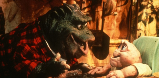 "Família Dinossauros" está de volta no Canal Viva. Baby Sauro é o doce e implicante caçula de Dino, o patriarca dos Silva Sauro