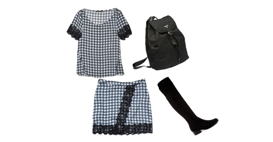 Montagem para álbum moda dos anos 90 - look 1 - Divulgação/Fotomontagem UOL