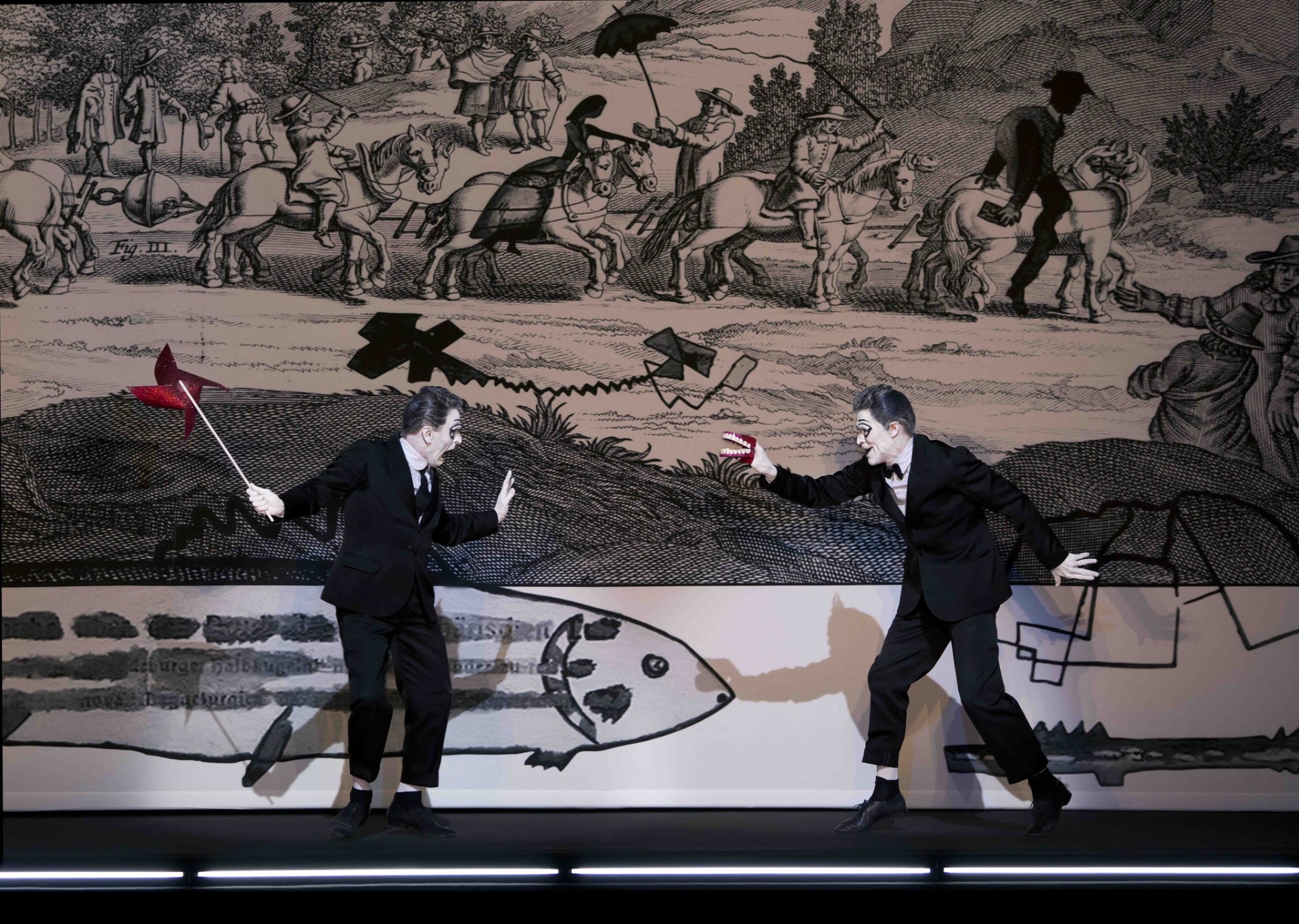 "The Old Woman" (A Velha), de Robert Wilson, com Mikhail Baryshnikov e Willem Dafoe - Lucie Jansch