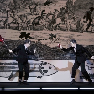 "The Old Woman" (A Velha), de Robert Wilson, com Mikhail Baryshnikov e Willem Dafoe - Lucie Jansch
