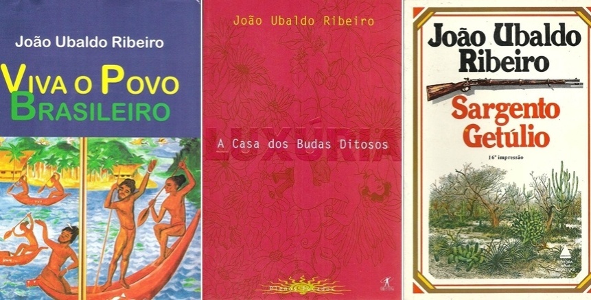 Do primeiro ao último livro, o escritor e jornalista João Ubaldo Ribeiro retratou como poucos a alma do brasileiro. ?Toda obra dele fala sobre o povo brasileiro, o que é a brasilidade, quais são as características do nosso povo", afirmou o escritor Luís Fernando Veríssimo, em depoimento exclusivo para o UOL. Relembra as obras mais significativas do baiano - Reprodução/Montagem UOL
