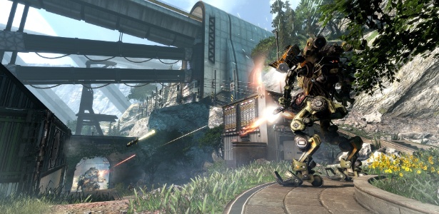 Ação desenfreada de "Titanfall" inovou os shooters e ajudou o Xbox One a decolar no início de sua vida - Divulgação