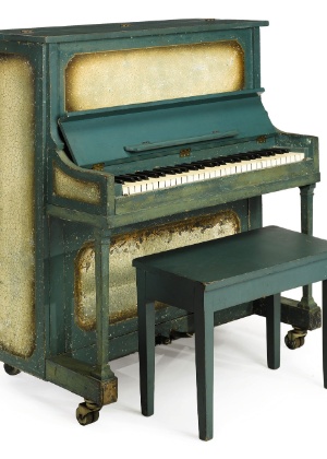 O icônico piano utilizado no longa "Casablanca" - Divulgação