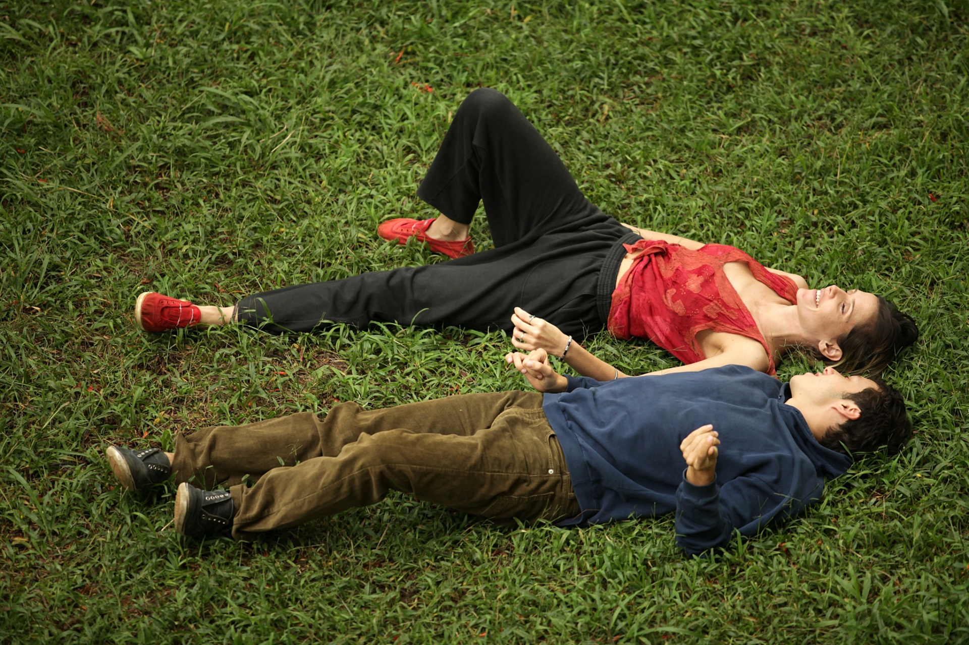 João Pedro Zappa e Deborah Secco em cena de "Boa Sorte", filme de Carolina Jabor - Divulgação