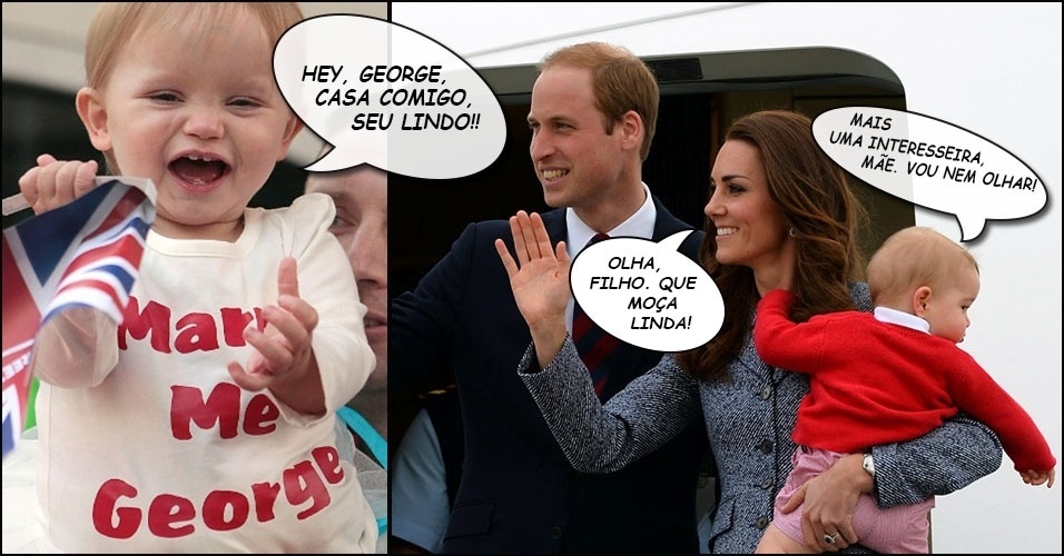 Príncipe George foi pedido em casamento por uma bebê de 11 meses