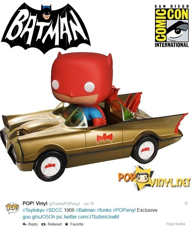 Batman POP Vinyl exclusivo Comic-Con 2014 - Reprodução