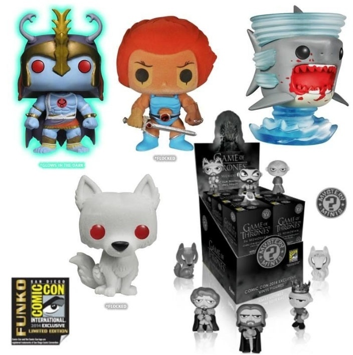 Figuras colecionáveis POP Vinyl da Funko, comThundercats e Game of Thrones - Reprodução