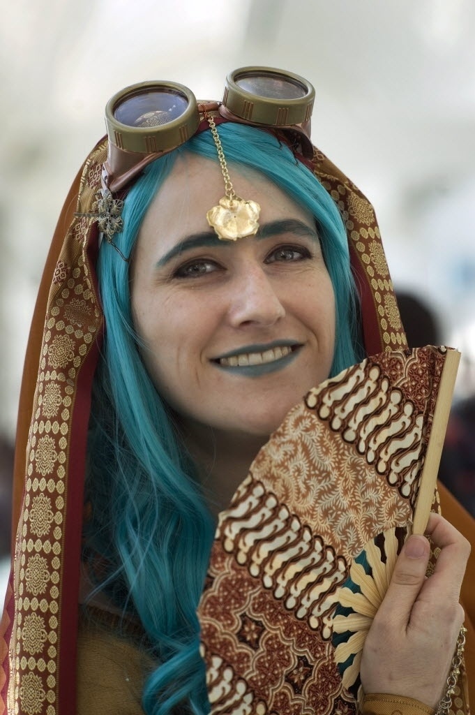 24.jul.2014 - Fã posa de cosplay na San Diego Comic-con - David Maung/EFE