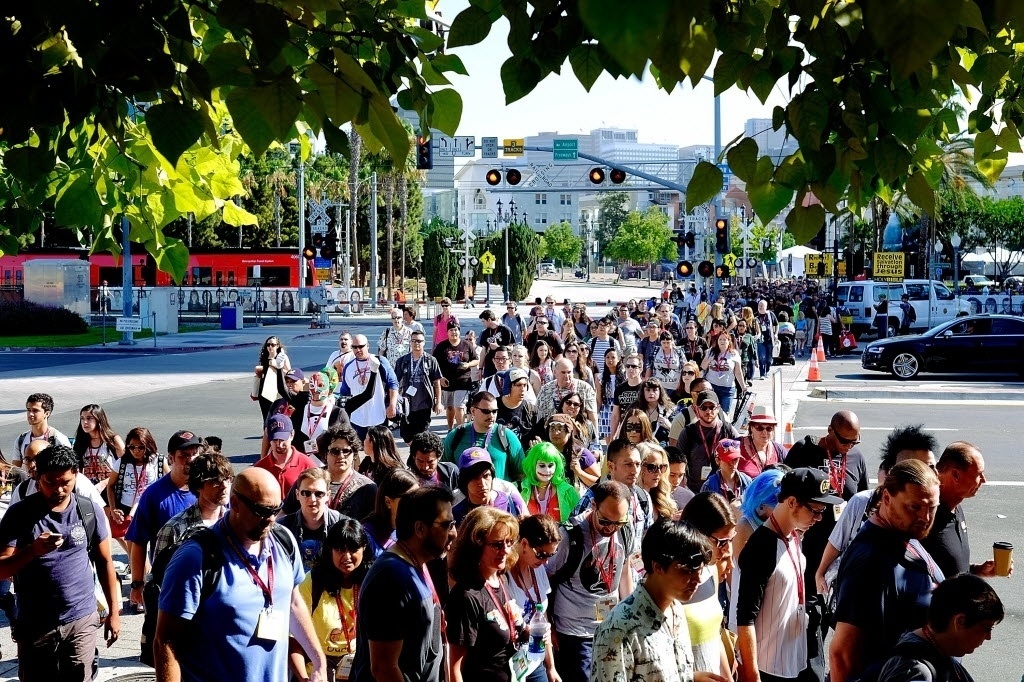 24.jul.2014 - Fãs chegam para o segundo dia da San Diego Comic-Con 2014 - T.J. Kirkpatrick/AFP