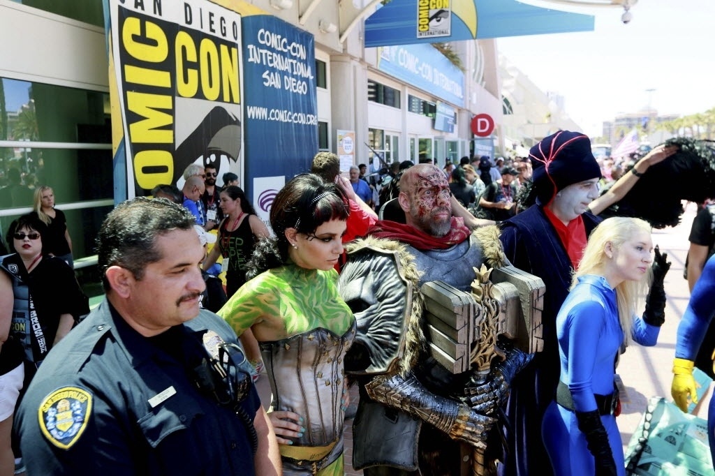 24.jul.2014 - Fãs de cosplay circulam pela San Diego Comic-Con - Sandy Huffaker/Reuters