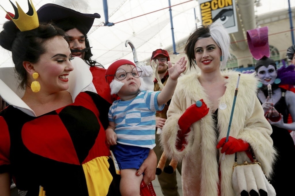24.jul.2014 - Fãs de cosplay circulam pela San Diego Comic-Con - Sandy Huffaker/Reuters