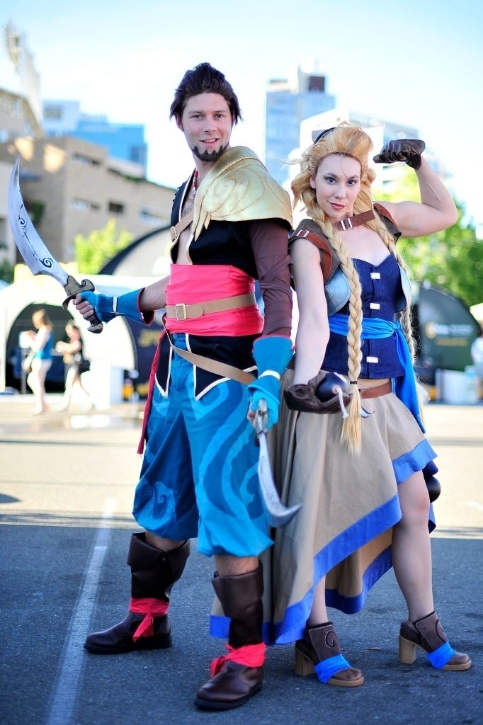 24.jul.2014 - Fãs de cosplay posam para fotos durante a San Diego Comic-Con - Jerod Harris/AFP