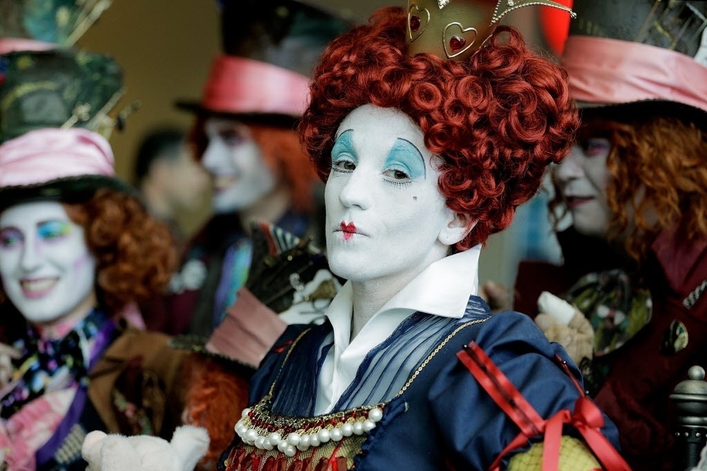 24.jul.2014 - Mulher de cosplay posa para fotos na San Diego Comic-Con 2014 - T.J. Kirkpatrick/AFP