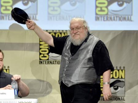 George R.R. Martin, autor da série de livros que inspira a série "Game of Thrones" - Kevin Winter/AFP