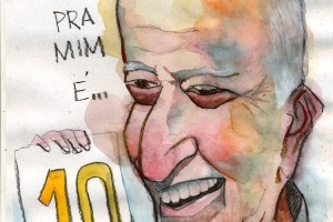 Chargistas homenageiam Millôr Fernandes - Soud