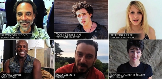 Montagem mostra novo elenco da quinta temporada de "Game of Thrones" - Reprodução