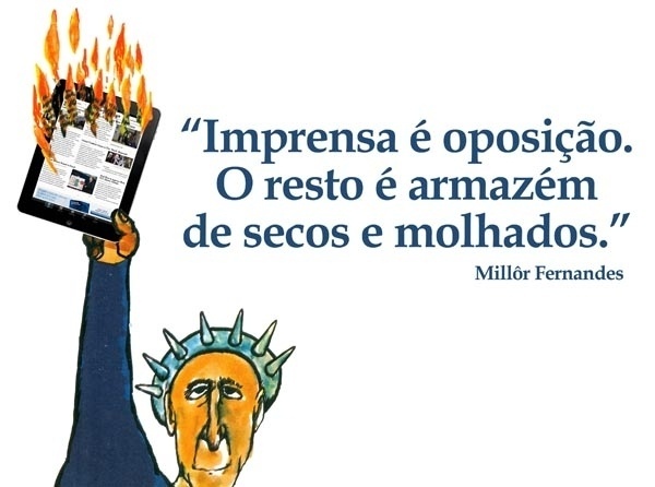 Para mim, o Millôr é o grilo falante, a consciência de todos nós, pinóquios. Mesmo ausente, continuamos a escutar o cricricri ensurdecedor do guru do Méier - Amorim