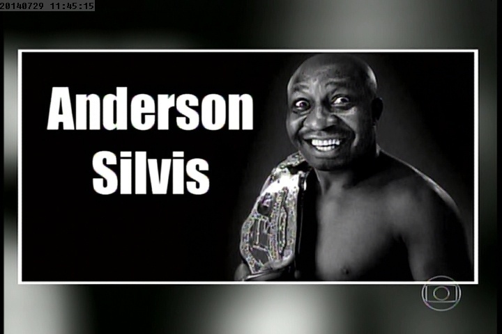 29.jul.2014 - Antônio Carlos, o Mussum, aparece em meme como o lutador Anderson Silva
