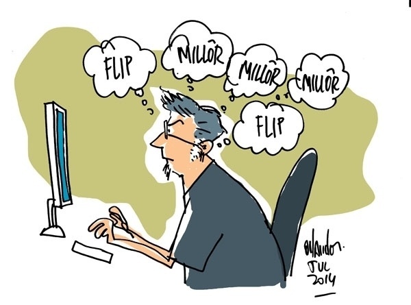 A convite do UOL, o cartunista e ilustrador Orlando Pedroso acompanhou a Flip 2014 com uma prancheta de desenho - isto é: um iPad - numa mão e um teclado na outra. A ideia era trazer a visão particular e profissional de Orlando sobre alguns dos principais temas e personagens do evento, que neste ano homenageou Millôr Fernandes - Orlando