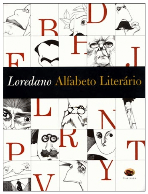 Capa do livro "Alfabeto Literário", de Cássio Loredano - Divulgação