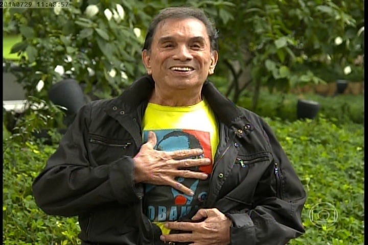 Dedé Santana se emociona ao falar do amigo Antônio Carlos, o Mussum, em vídeo para o "Encontro com Fátima Bernardes"