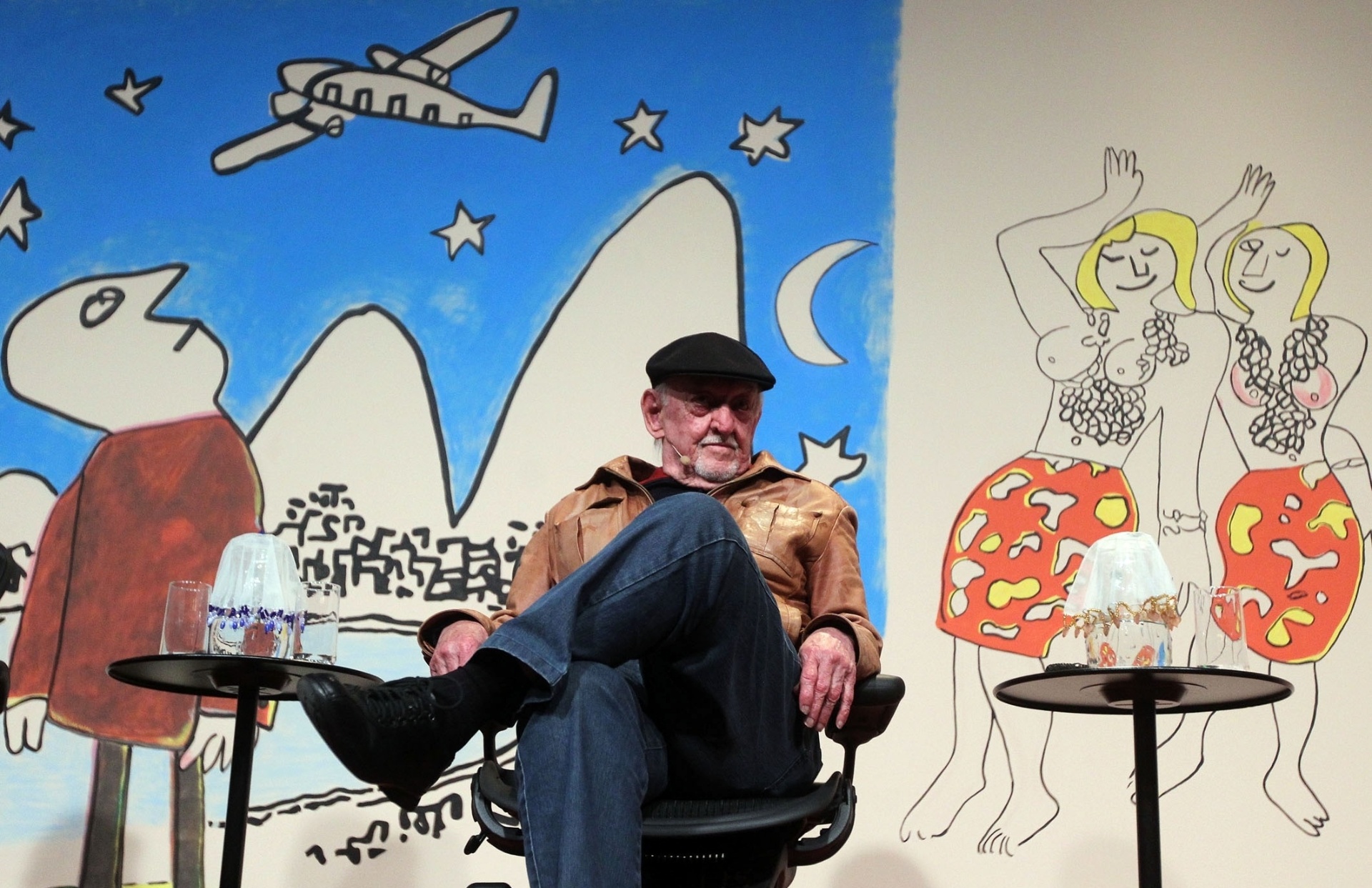 30.jul.2014 - O cartunista Jaguar fala na mesa "Millormaníacos", que abre a edição de 2014 da Festa Literária de Paraty - Marcos de Paula/Agência Estado