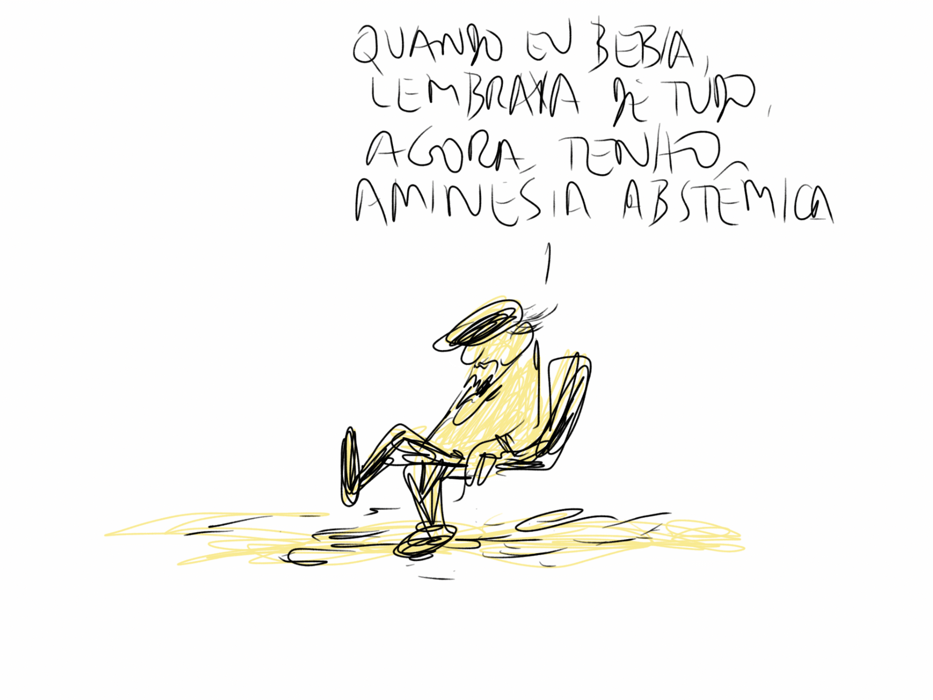 30.jul.2014 - O cartunista Jaguar na abertura da Flip já soltando suas tiradas: "Quando bebia lembrava de tudo, agora tenho amnésia abstêmica". - Orlando