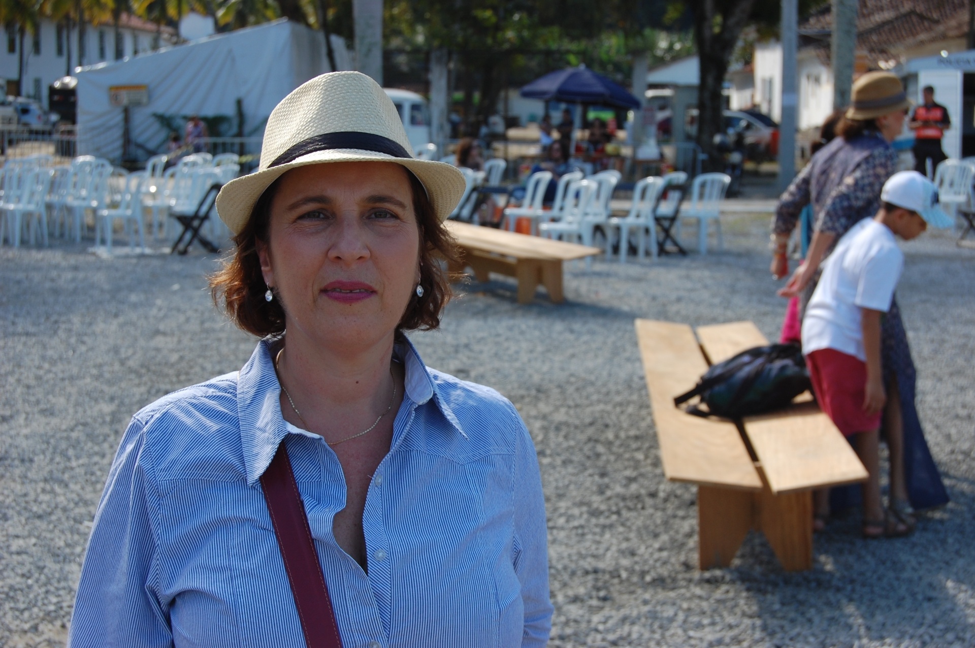 2.ago.2014 - Márcia Gordon de Carvalho, 54 anos, médica, participa da Flip - Rodrigo Casarin/UOL