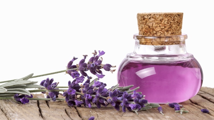 Lavanda e aromatizante de lavanda/ essência de lavanda - Getty Images - Getty Images