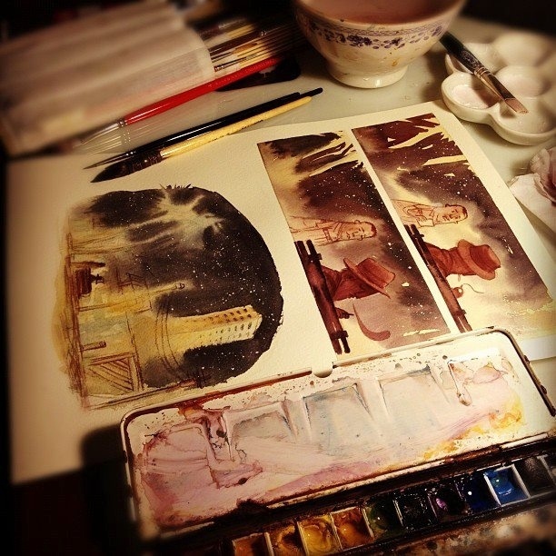 Imagem da HQ "Quaisqualigundum", que recria personagens das músicas de Adoniran Barbosa - Reprodução