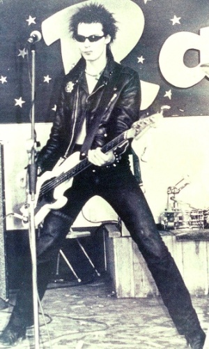 Sid Vicious, integrante do conjunto musical Sex Pistols