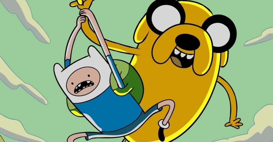 Em "Hora de Aventura", Finn é um menino de 12 anos que vive na Terra de Ooo com seu grande amigo Jake, um cão amarelo