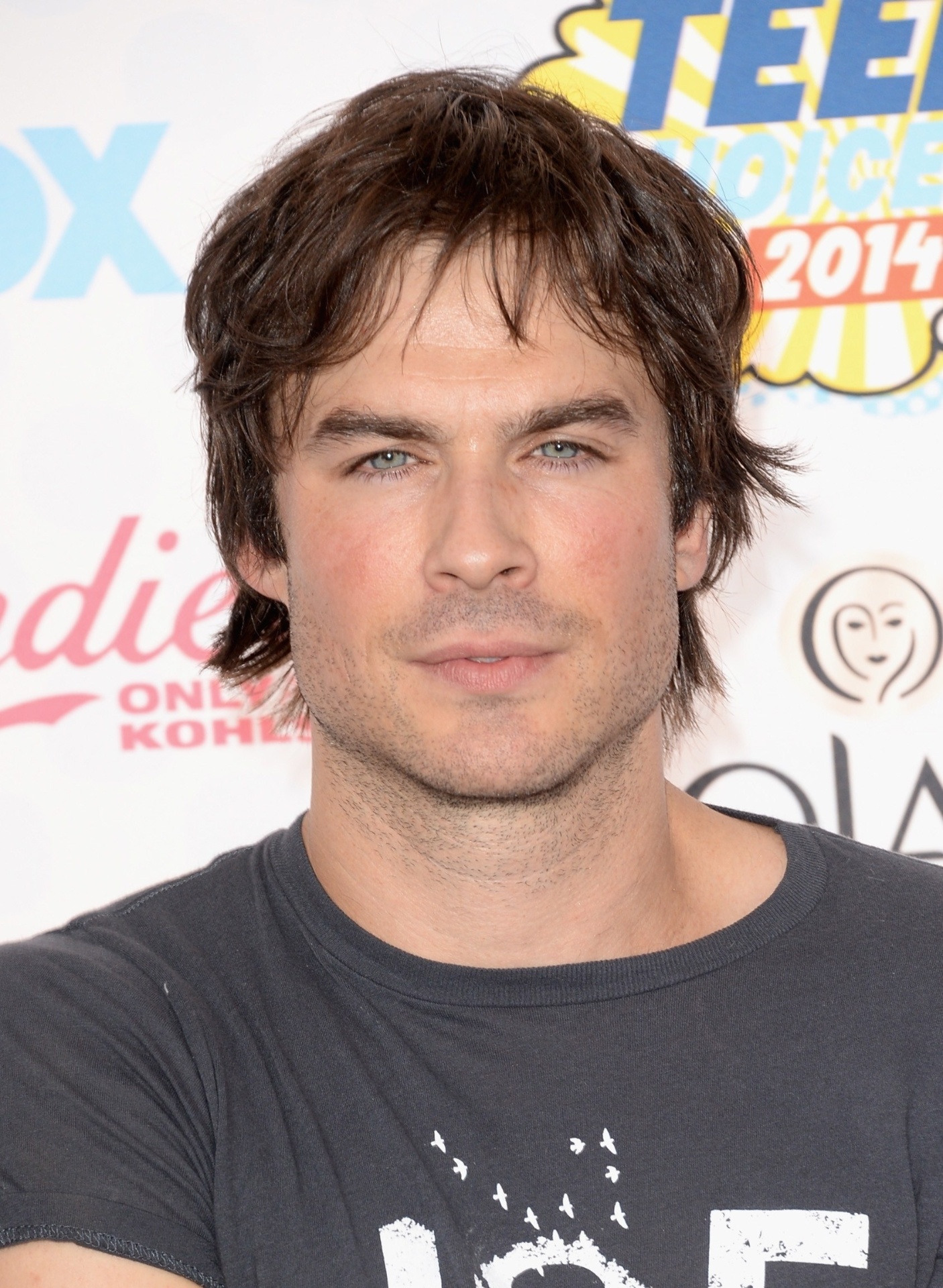 10.ago.1024 - Ian Somerhalder, das séries "Lost" e "The Vampire Diaries", chega ao Teen Choice Awards, em Los Angeles - Jason Merritt/Getty Images/AFP