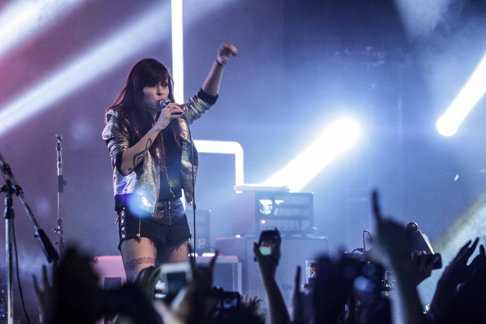 9.ago.2014 - A cantora baiana Pitty apresenta o seu mais novo álbum "Sete Vidas" na Audio Club, em São Paulo - Leo Franco/AgNews