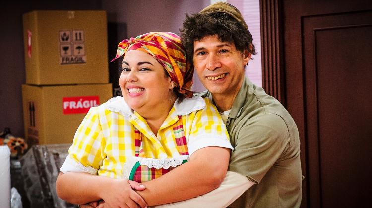 Carretel e Lucicreide em "Zorra Total" - Divulgação/TV Globo - Divulgação/TV Globo