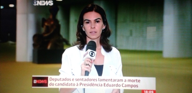 Erro de digitação alterou sentido da frase na Globo News  - Reprodução/Globo News