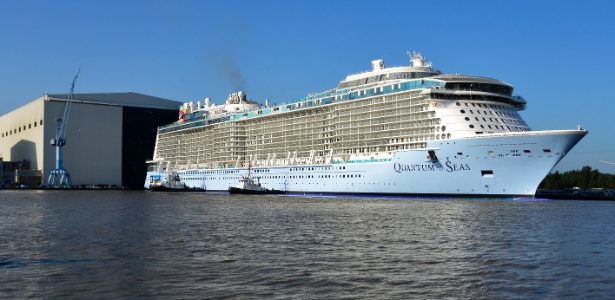 O Quantum of the Seas fará seu primeiro cruzeiro em novembro deste ano - Divulgação/Royal Caribbean