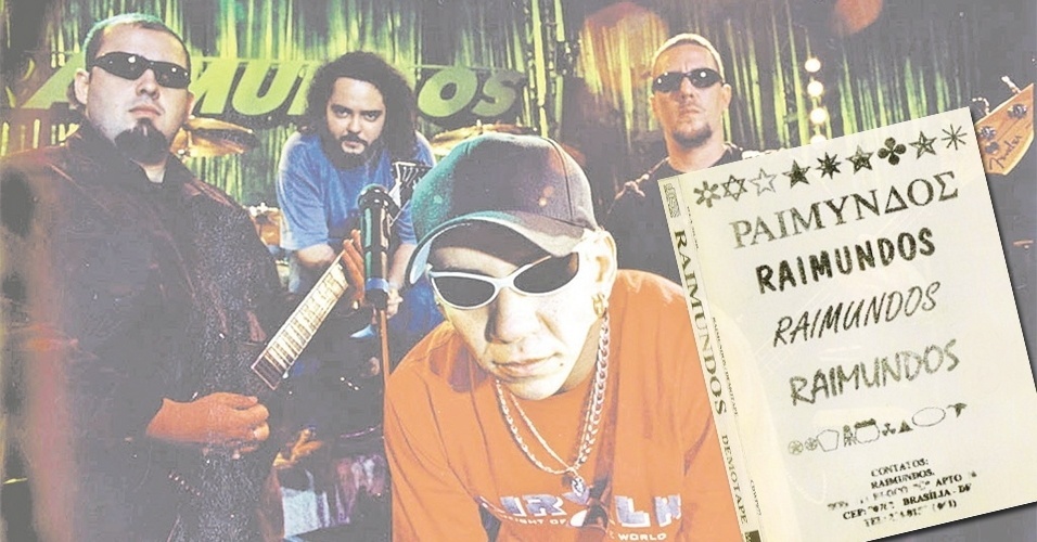 Capa de fita demo dos Raimundos lançada em 1993 - Montagem UOL/Reprodução Demo Tapes Brasil