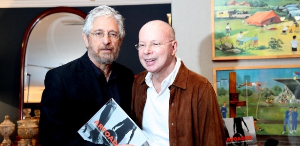 Gilberto Braga e o fotógrafo Frederico Mendes lançaram o livro "Arpoador" 