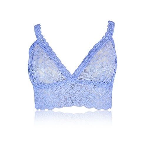 Sutiã de renda azul, da Indecense. Preço: R$ 39,90. Informações: www.indecense.com.br | Preço e disponibilidade pesquisados em agosto de 2014 e sujeitos a alterações - Divulgação