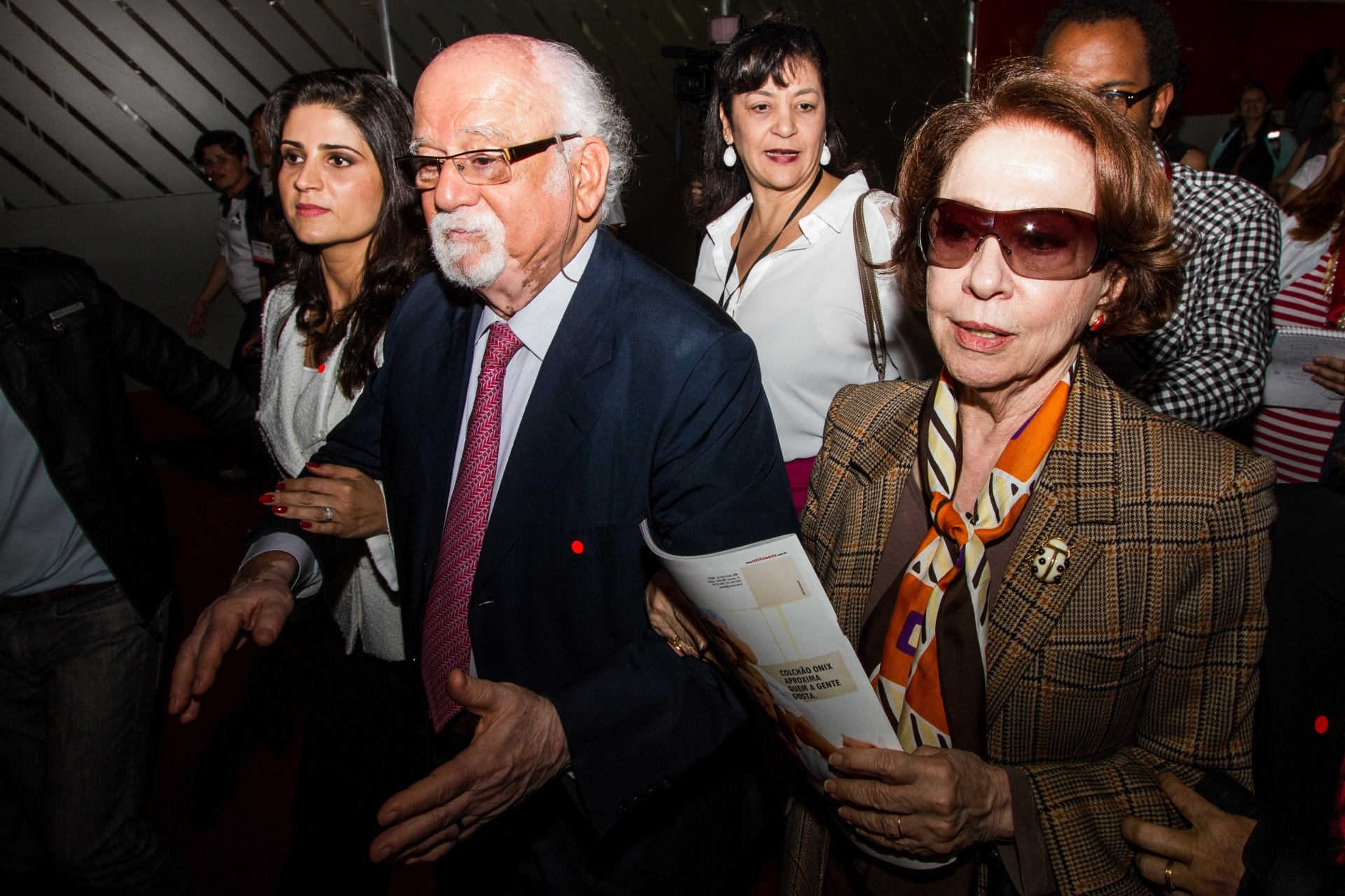 22.ago.2014 - A atriz Fernanda Montenegro participa da 23ª Bienal Internacional do Livro, em São Paulo. - Carla Carniel/Frame