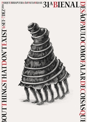 Cartaz da 31ª. edição da Bienal de Artes de São Paulo, assinado pelo artista indiano Prabhakar Pachpute - Divulgação - Divulgação