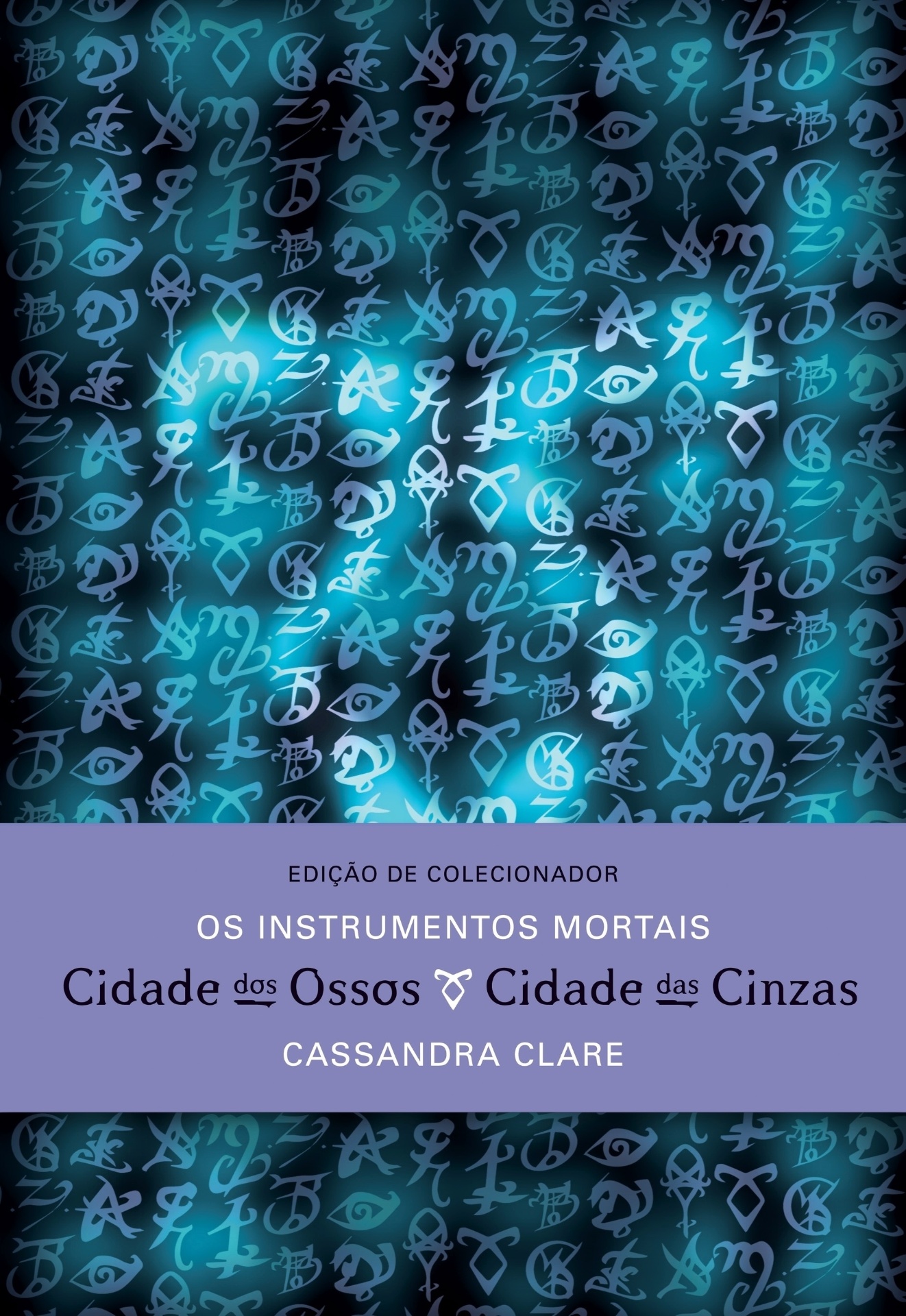 "Cidade dos Ossos e Cidade das Cinzas - Edição de Colecionador", é uma obra compilada de dois livros de Cassandra Clare, que faz parte da série "Os Instrumentos Mortais", composto por seis volumes - Reprodução