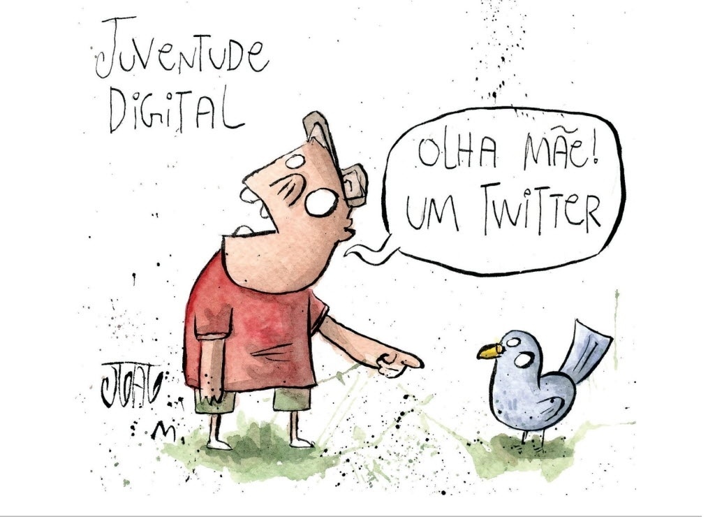 13.jun.2010 - Uma das primeiras charges de João Montanaro publicadas na Folha de S. Paulo, no caderno Ilustríssima, quando ele tinha 14 anos - João Montanaro/Folhapress