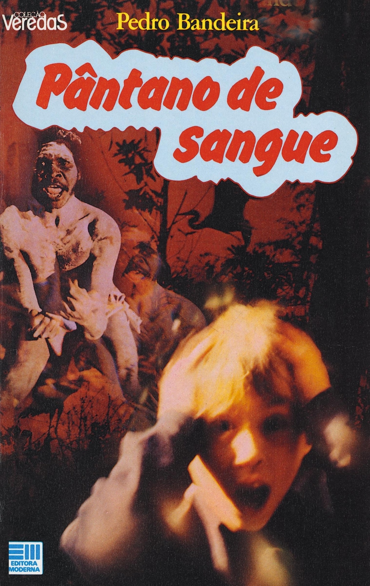 Capa do livro "Pântano de Sangue" (1987), de Pedro Bandeira - Reprodução