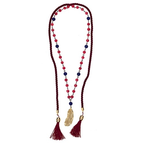 Colar com pingentes, da Coollect. Preço: R$ 205. Informações: www.coollect.com.br | Preço e disponibilidade pesquisados em agosto de 2014 e sujeitos a alterações - Divulgação