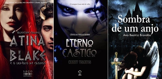 Alguns lançamentos de literatura fantástica na Bienal de São Paulo de 2014 - Montagem UOL/Reprodução - Montagem UOL/Reprodução